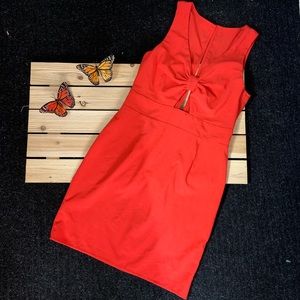 Red cut-out mini